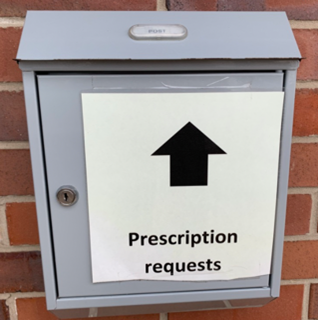 Repeat prescription deposit box