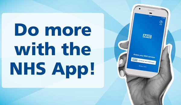Download NHS App- order medication and view your NHS Record